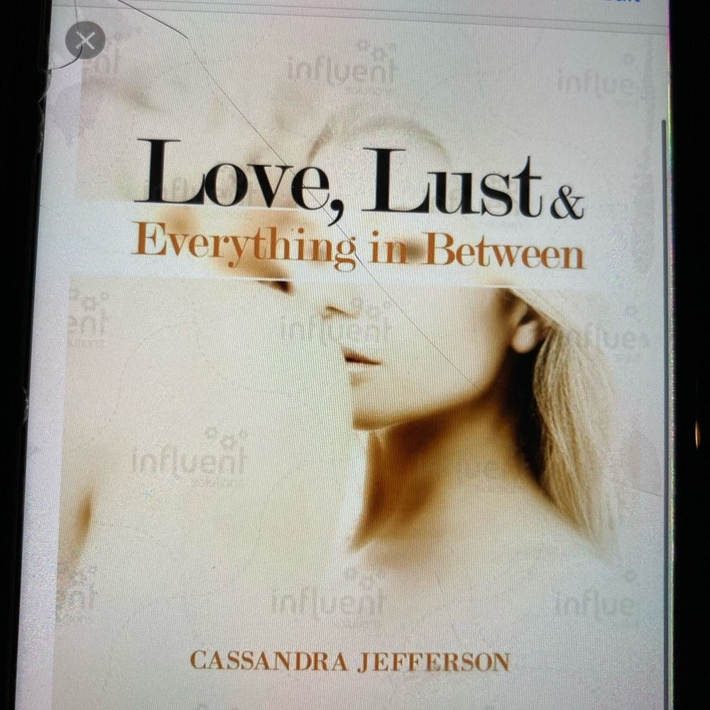 Love, Lust & Everything in Between by Cassandra Jefferson - White & Gold Cover